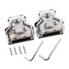 Daiilg 2PCS 2-Way Power Distribution Block Power Distribution Block 0/2/4 Gauge in 4/8 Gauge Out Auto Car Audio Distribution Connecting Block