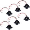 6 Pack 3-24v Piezo Electric Tone Buzzer Alarm dc 3-24