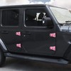 8PCS Door Hinge Cover Trim Accessories for 2018-2024 Jeep Wrangler