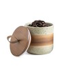 Miamolo Ceramic Jar with Lid Airtight, Coffee Container Kitchen Food