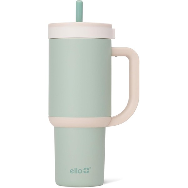 Ello Oasis 24 oz Tumbler with Handle & Retracting Straw