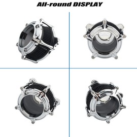 lenkdou Air Cleaner Intake Filter For Harley Softail Dyna Touring Street Road King Glide