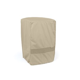 Covermates Square Smoker Cover - Weather Resistant Outdoor Cover, Extra Large Water-Resistant Covers for Outside Smoker, Elite 300D Polyester, 27W x 20D x 40H, Khaki