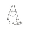 Moomin [Big Seal] Die Cut Vinyl Sticker/Moomin Angry Norse