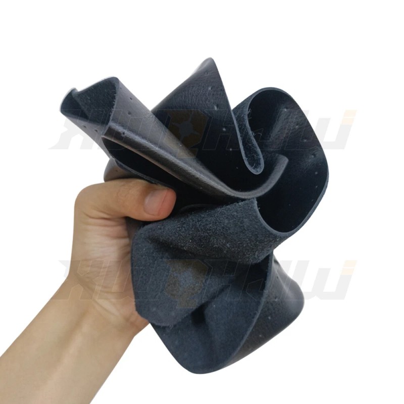 XWQHJW For 2013-2016 FORD ESCAPE Black Leather Steering Wheel Cover