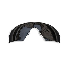 Betterun 4 Pairs Anti-scratch Polarized Replacement Lenses for Oakley Si Ballistic M Frame 2.0 Sunglasses, Retro Black+silver+blue+fire