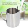 304 Stainless Steel Frothing Cup with Inner Scale Pointed Mouth