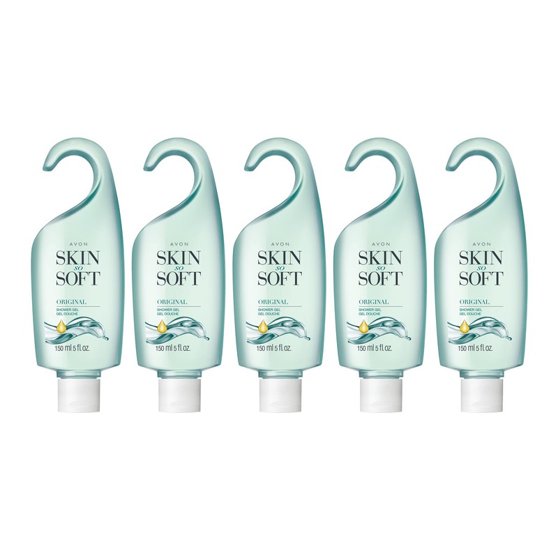 AVON- Gel de ducha original Skin So Soft (paquete de
