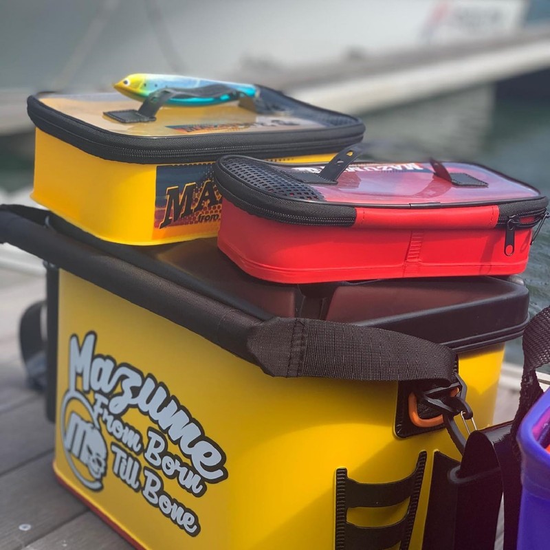 Mazume EVA Lures Case II MZBK-511-01 Black, 7.1 x 9.8