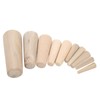 Pack of 10 Boat Soft Wooden Plugs, Marine Conical Through