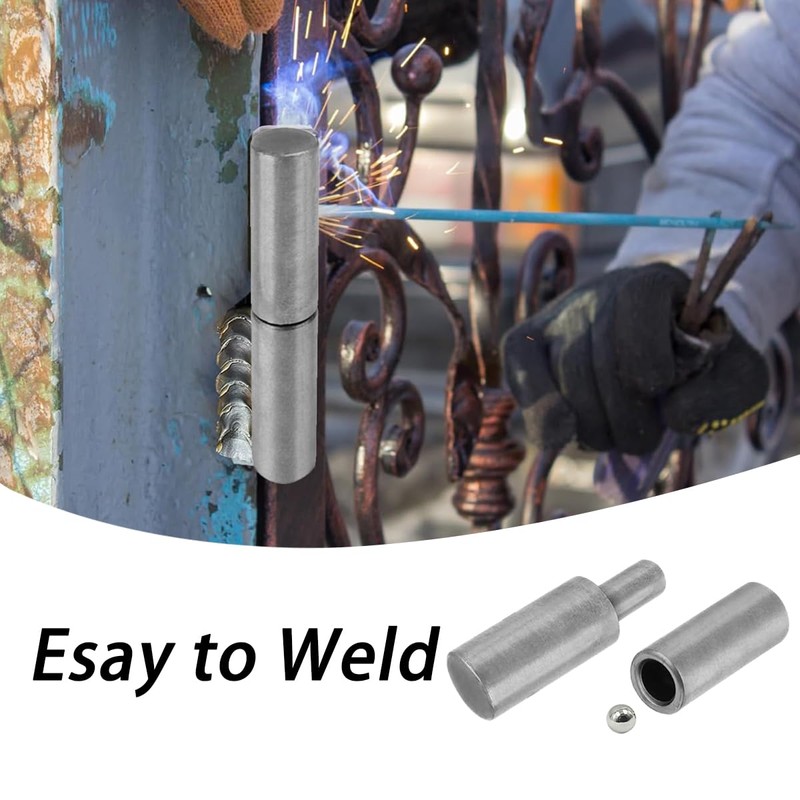 4 PCS Weldable Barrel Hinges 4⅛ x 3/4 inch Heavy