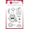 Woodware Francoise Collection - Owl Christmas Mail - Clear Stamp