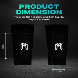 MediCaptain - Espinilleras de fútbol - Espinilleras integradas para hombres, mujeres y adolescentes, espinilleras pequeñas, ligeras y transpirables
