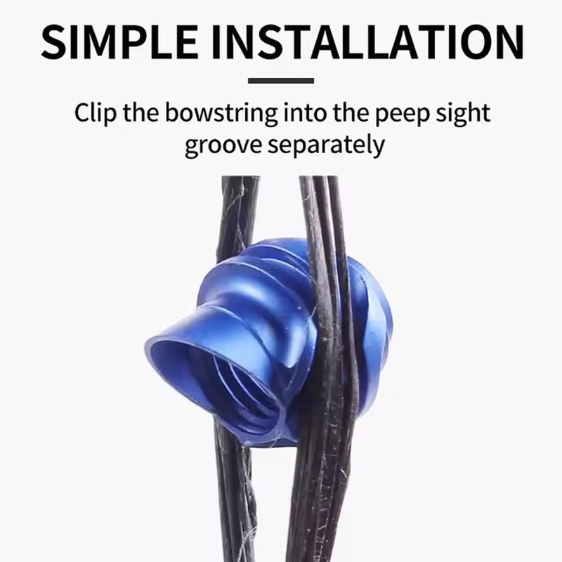FUNTRESS 37/45 Degree Angle Aluminium Compound Bow String Peep Hole
