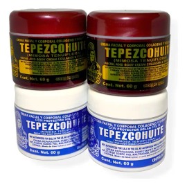 4 Crema Facial Indio Papago Tepezcohuite Dia Y Noche 60g                                                                                              