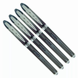 uni-ball Vision Elite Roller Micro Black Archival Acid Free Ink 0.5mm 4 Pens