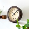 KATOMOKU Dual use clock 7 km-132BRRC Brown Radio Clock Continuous