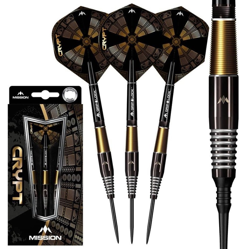 Mission Darts D1598 Crypt | Darts Set with Premium 90%
