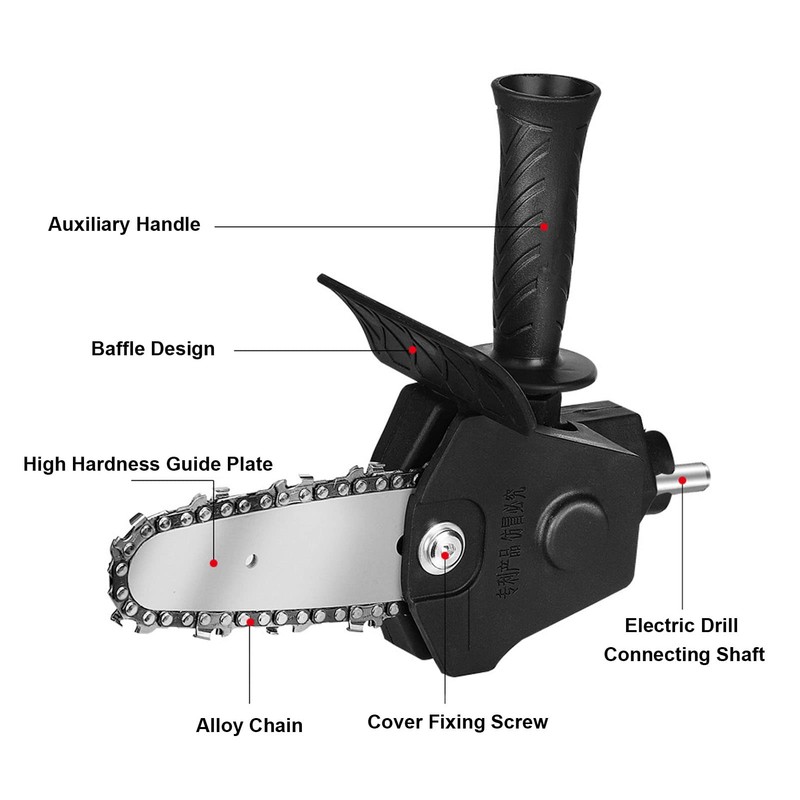 Cordless Electric Saw Conversion Head Adapter, Converting a Electric Drill