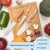 Kibbidea Kids Knife Set for Real Cooking, 4pcs Safe Kitchen