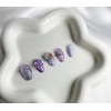 Lavender Aurora Nail Tips - Coffin Egg / 라벤더 오로라