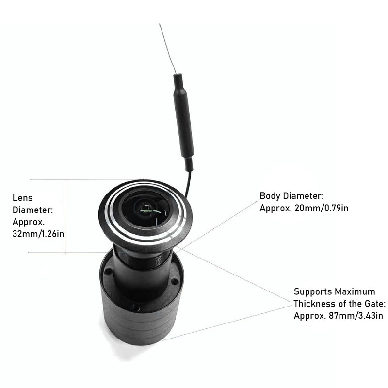 Door Peephole Camera Professional 180 Degree Wide Angle 1080P HD