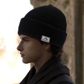 International Men's Winter Knitted Balaclava Hood Hat / Knit Beanie (lf1328) - Free Size, Black Versatile Wear (1 or 2 Styles) 4ea