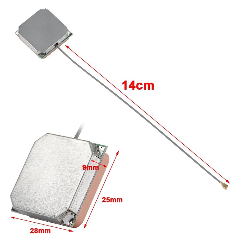 VBESTLIFE, GPS Antenna, 28dB High Gain Ceramic Navigation Antenna, Built-in