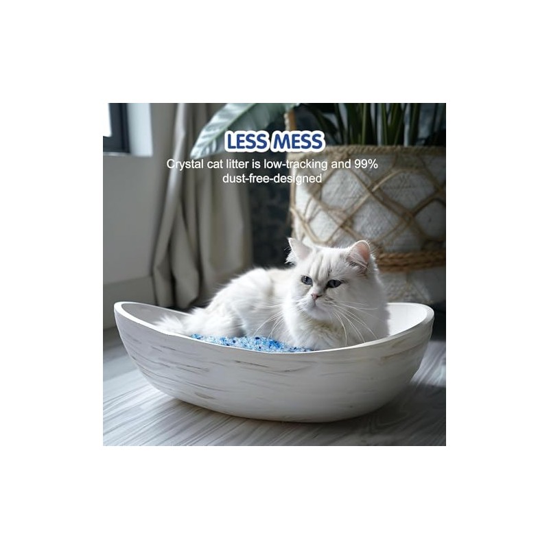 COCOYO Lavender-Scented Crystal Cat Litter I Silica Gel Cat Litter