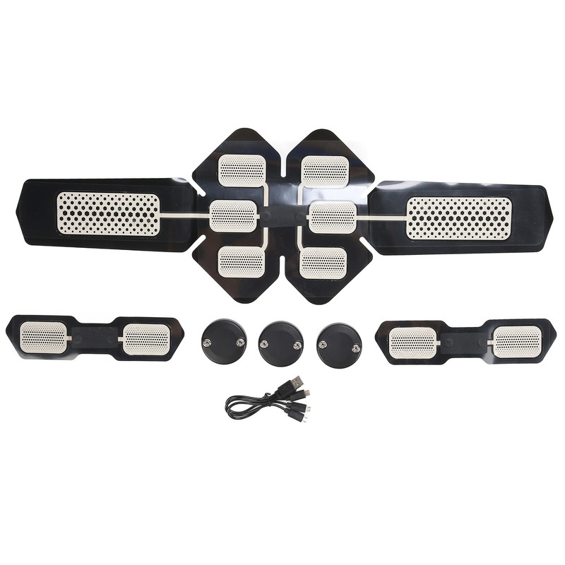 EMS Wireless Muscle Stimulator Unisex Abdominal Toner for Abdomen Back