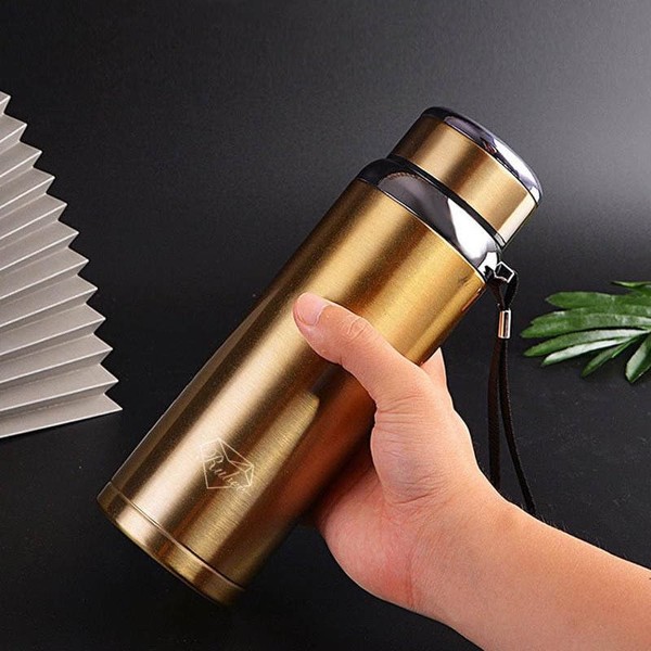 Rubee 1 Litre (1000ml) Thermo Drinking Flask/Vacuum Cup. Stainless Steel