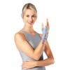 SPORLASTIC MANUDYN SUPREME 07157 Wrist Brace Right Size L Platinum