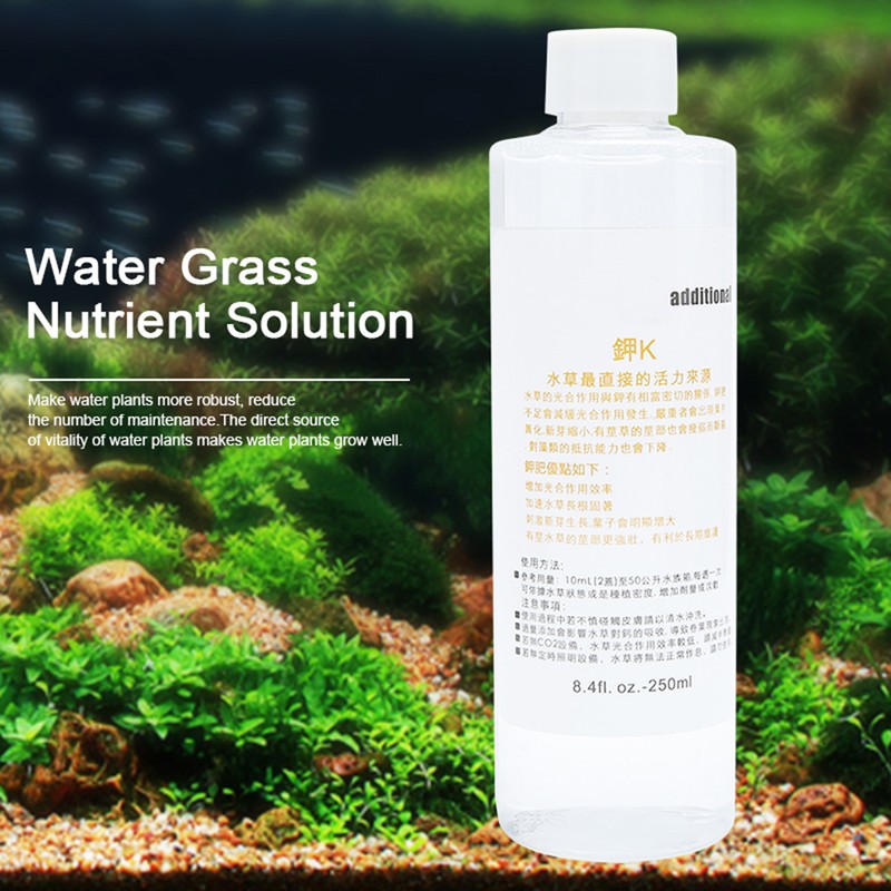 Water Plant Liquid Potash Fertilizer Nutrient Solution Fish Tank Aquarium
