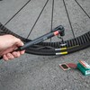 HEYNER® Hand Pump for Bicycles, Compact Bicycle Pump with Replaceable
