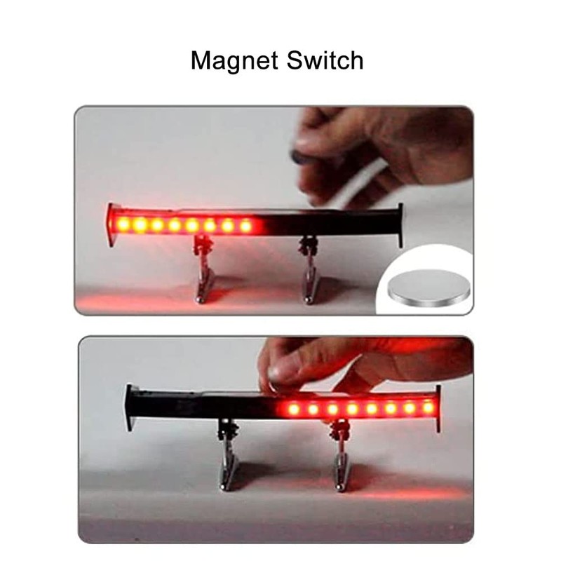 6.5 inch Universal LED Car Spoiler Lights The New Solar