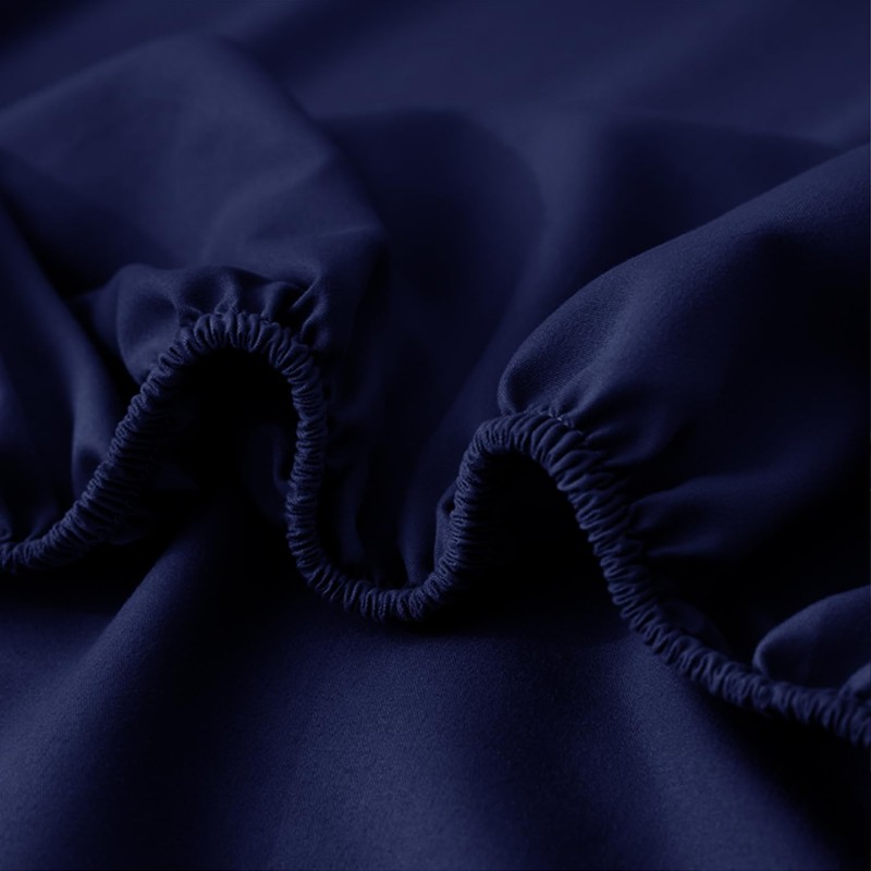 NAFAY LIVING Fitted sheet-Plain Dyed Ultra Soft Microfiber Bedding Sheet