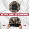 2Pcs Satin Bonnet Silk Bonnet, Hair Bonnet for Sleeping, Elastic
