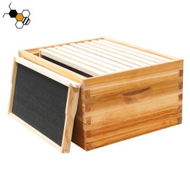 Beekeeping Equipment Deep Hive Box Langstroth 10 Frame Beehive for BeesEquipment Types: Unassembled Brood Deep Box Set