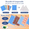 8 Pack Swedish Dishcloths for Kitchen, Reusable Dish Cloth Kitchen