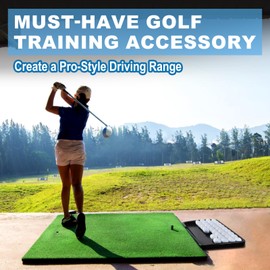 Golf Ball Tray with 18 Foam Golf Balls - Excellent Durability and Stability for Indoor and Outdoor Training - Compatible with All Hitting Mats