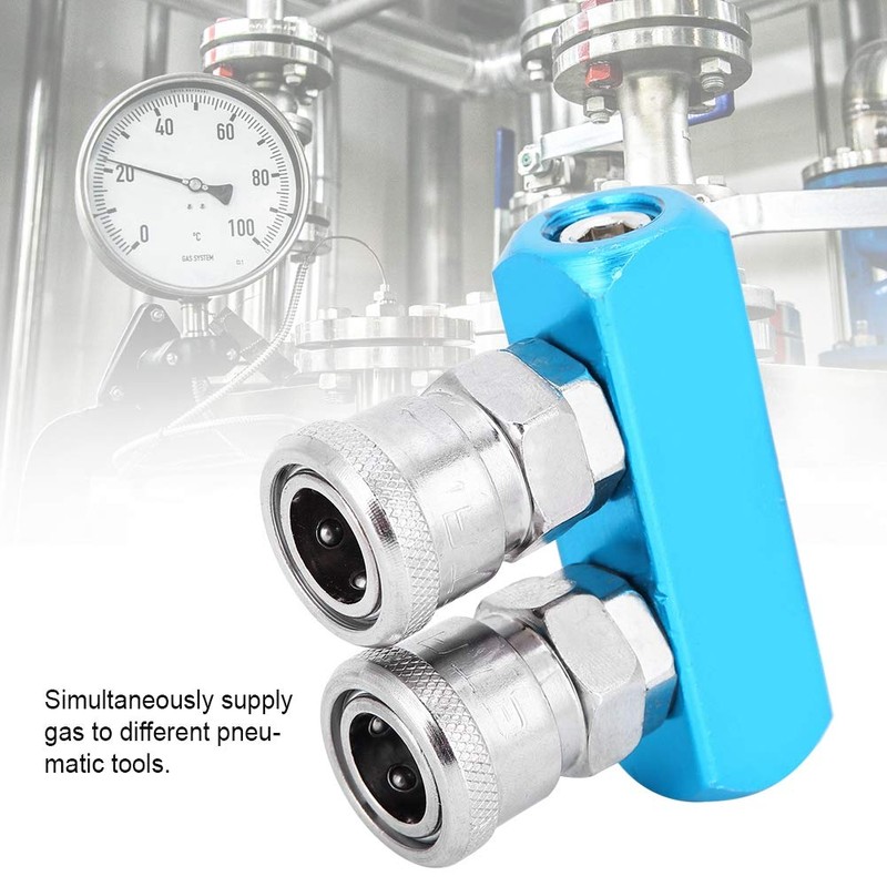 Air Compressor Quick Connector, Coupler Aluminum Alloy Pneumatic Air Compressor