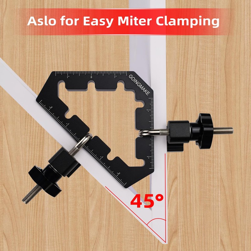 GOINGMAKE Corner Clamps for Woodworking Tools 45 and 90 Degree