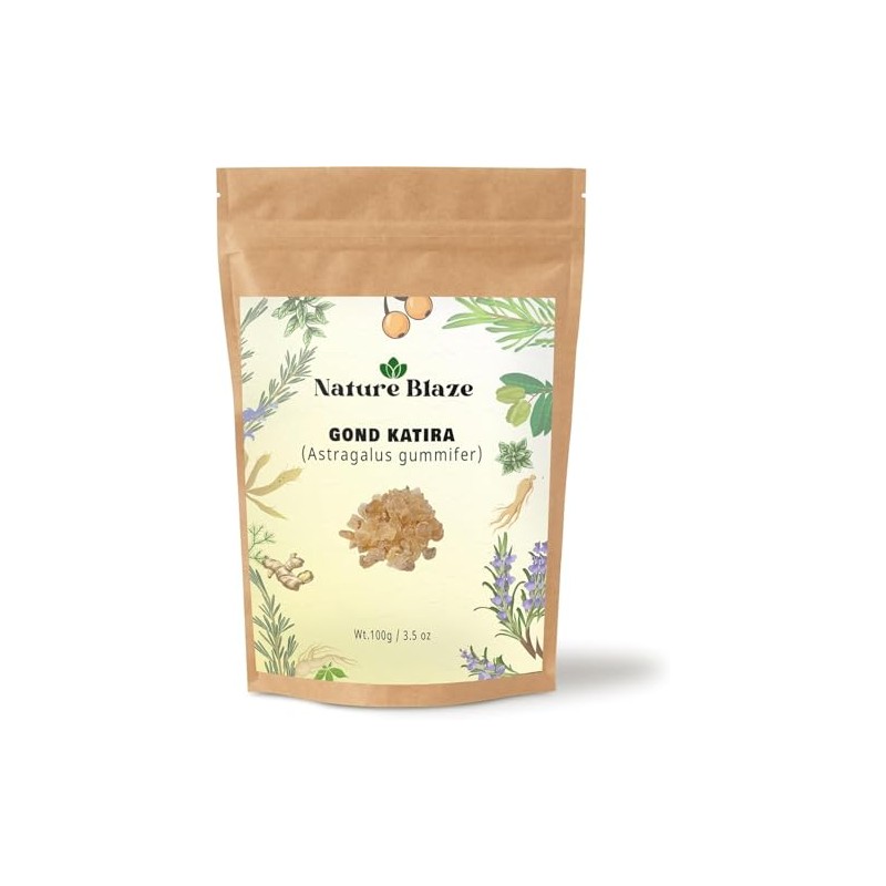Nature Blaze Natural Gond Katira Whole | Edible Tragacanth Gum