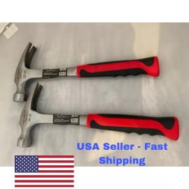 NIKATTO 16 Oz, 20 Oz.  13" Ripping Claw Solid Steel Hammer, Fiberglass Handle. USA STOCK - 16 oz