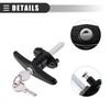 Motoforti Universal Truck Cap Locking, Car Accessories, Metal, Black, 2