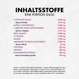 OS NUTRITION Götterpuls Ultra Premium Pre Workout Booster, Powder, 480 g (20 Servings) - Black Edition