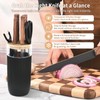 TOPLUCKY Knife Set, 7-Piece Kitchen Knife Set with Sharp Chef
