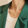 Lemsdee 18K Gold Plated Necklace for Women: Cute Fashion Moon
