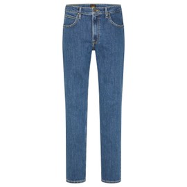 Lee Men's Straight Leg Jeans, Mid stonewash, 36W / 30L