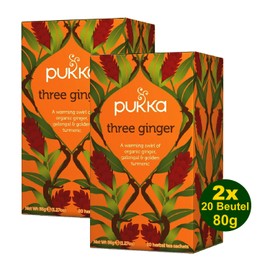 Pukka Organic Three Ginger 2x 20 Bags 36g (72g) - Organic Three Ginger